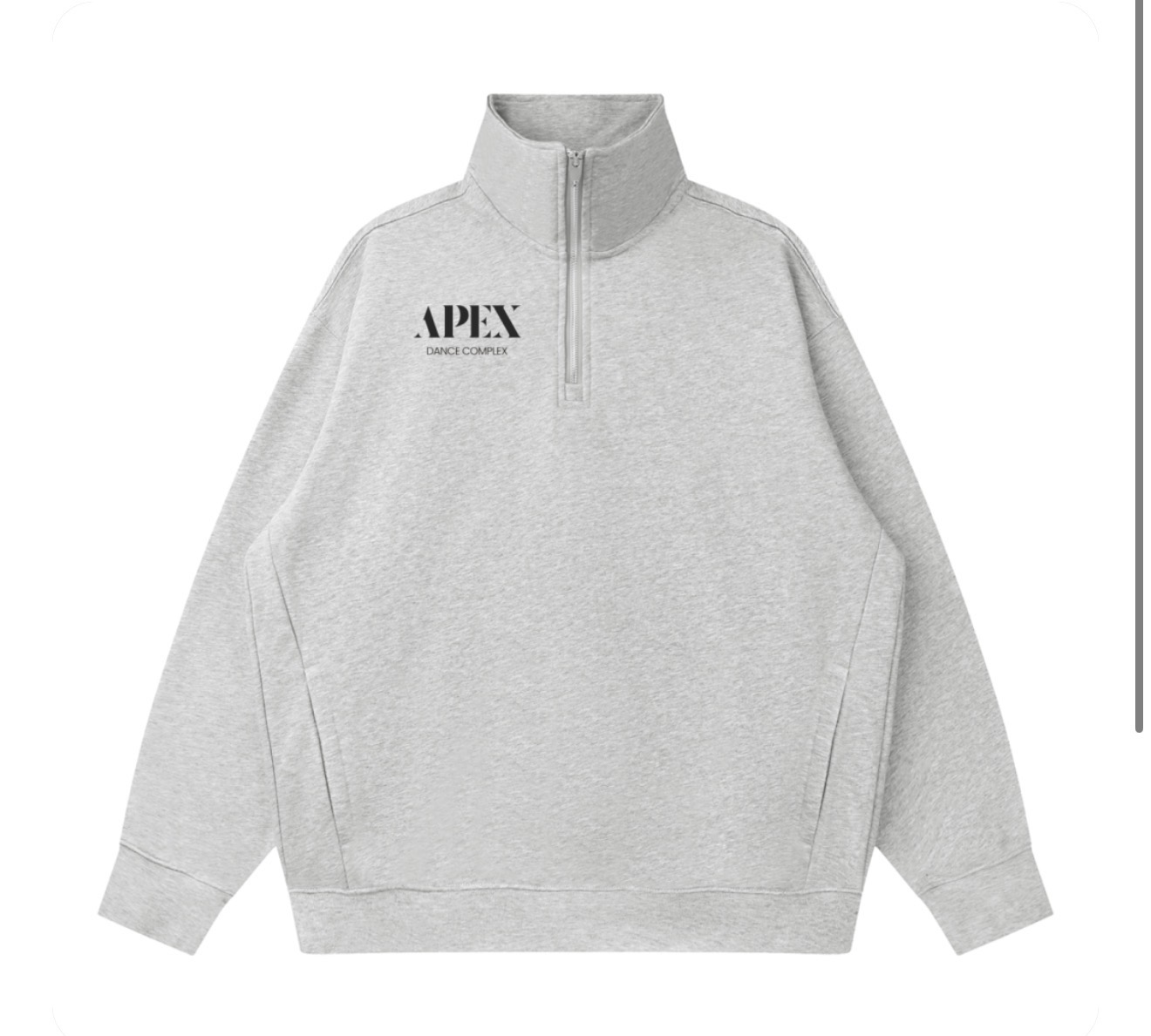 APEX Quarter-zip Sweatshirt - Gray